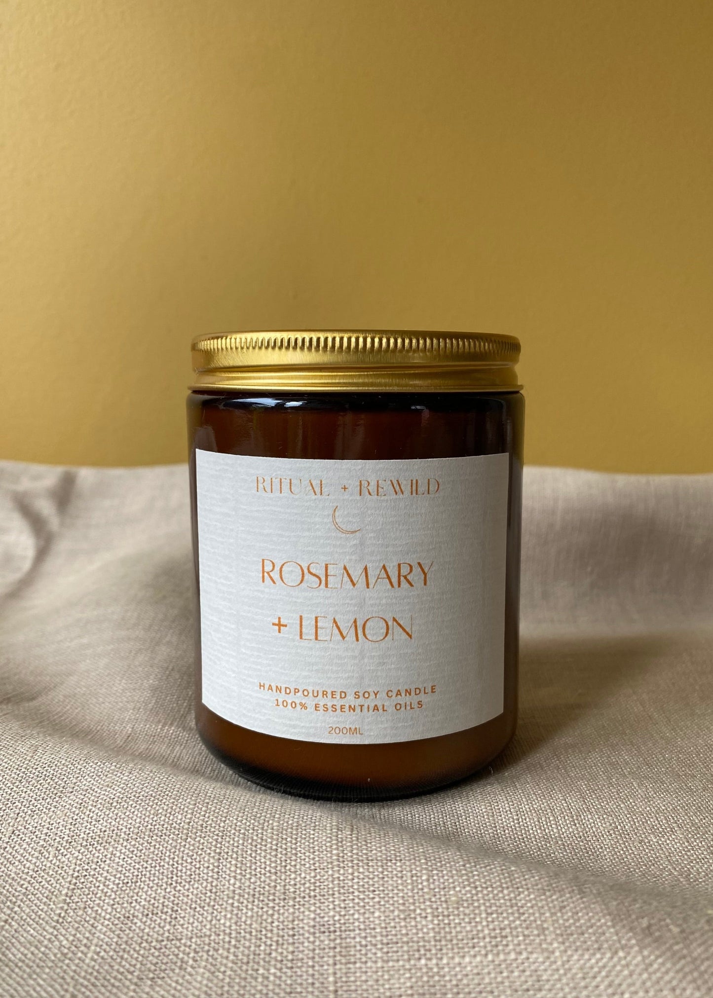 UPLIFT Rosemary & Lemon -Eco Soy Candle