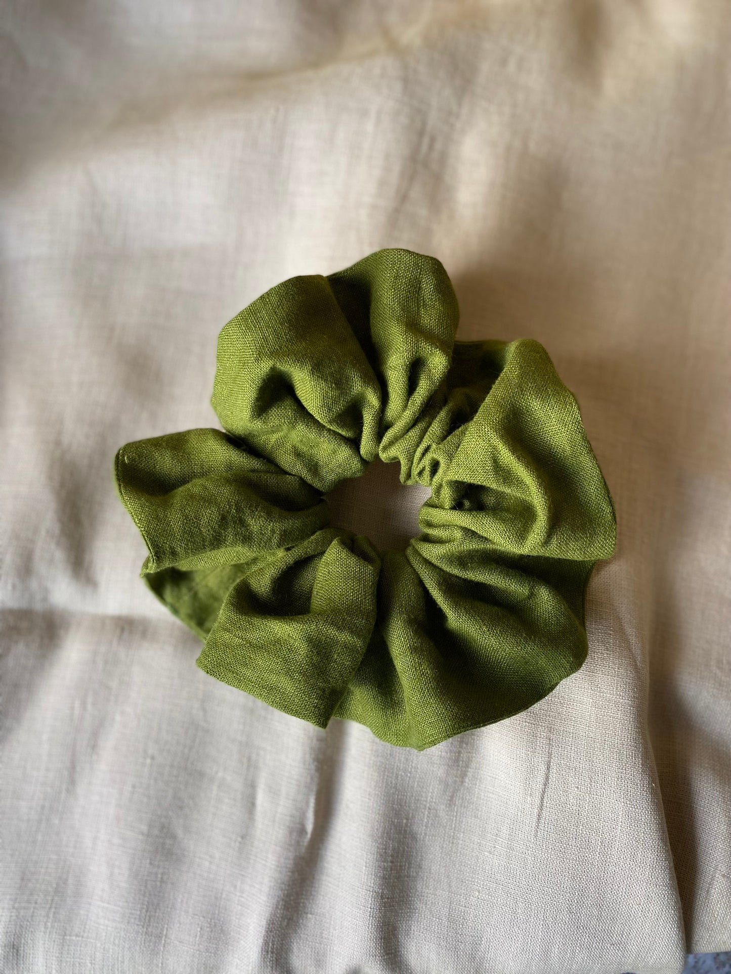MOSS Linen Scrunchie