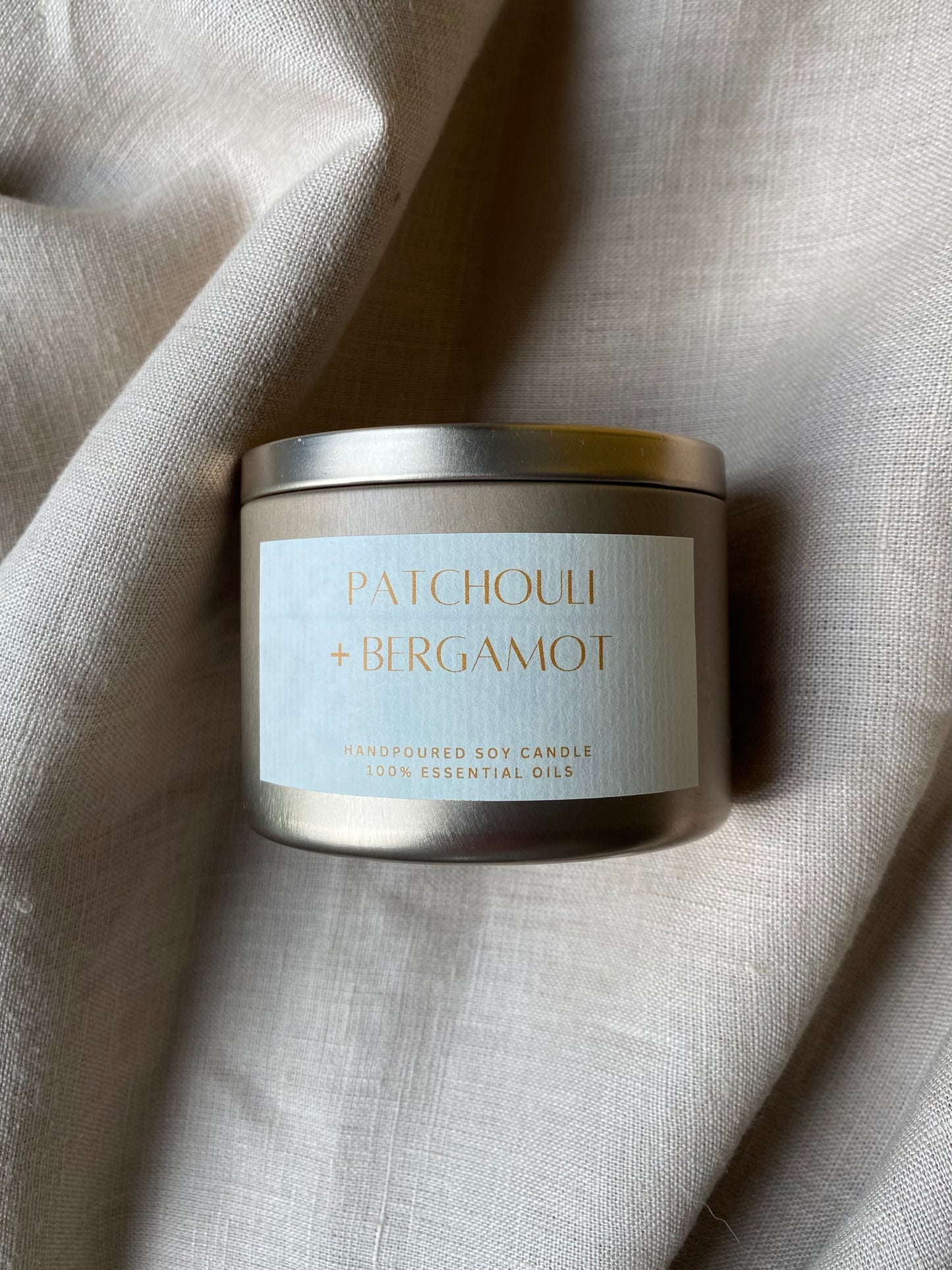 GROUND & GLOW Patchouli & Bergamot -Eco Soy Candle